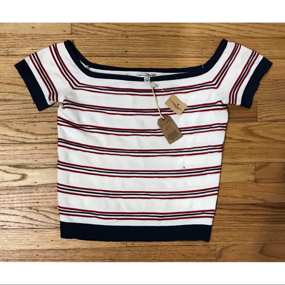 American Eagle off shoulder top-NEW WITH TAGS